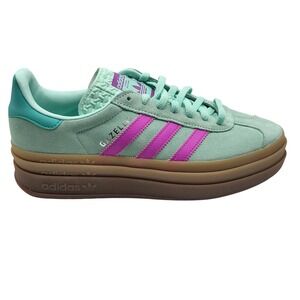 Adidas Gazelle Bold Mint Pink Gum Women's Size 6 Platform Sneakers NWOB